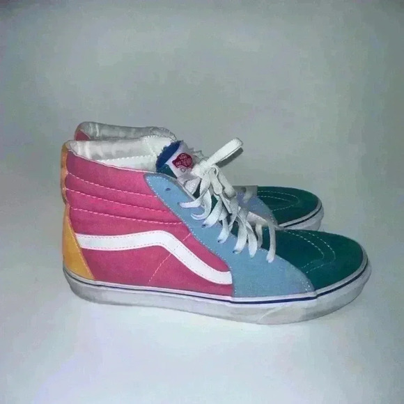 Vans OTW SK8 Hi Multi Color Men's 10 Women's 12 Canvas Suede Skateboard 500714 - Picture 1 of 13